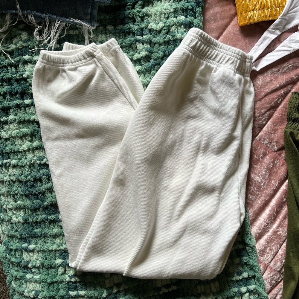 Adidas waffle knit joggers